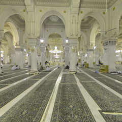 الصلاة داخل المسجد الحرام