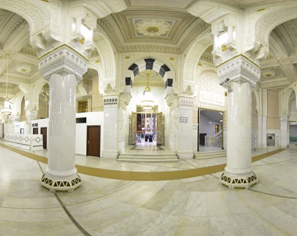 جولة افتراضية بانوراما ٣٦٠ درجة في المسجد الحرام
